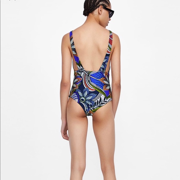 PRINTED SWIMSUIT - Picture 4 of 7